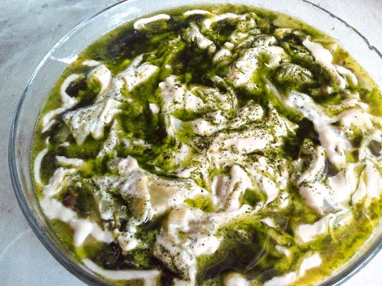 غذای سنتی مشهدی: آش لخشک