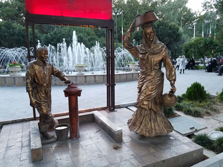 پارک شریعتی از جاهای دیدنی تهران