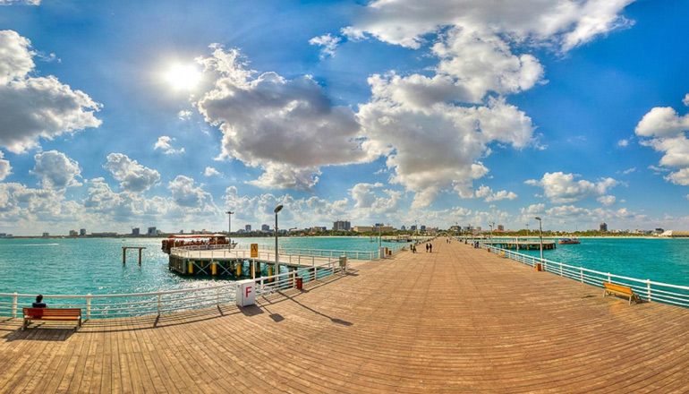 اسکله تفریحی کیش و تجربه هر تفریح آبی که فکرش را بکنید 2 جاهای دیدنی کیش