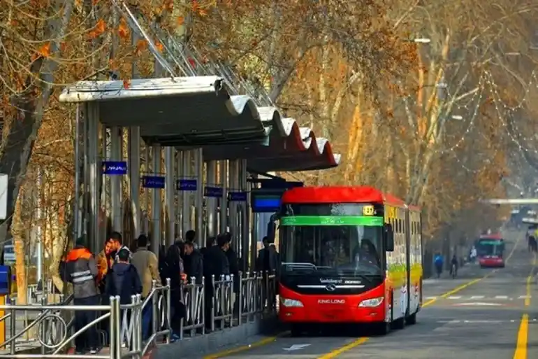 قیمت بلیط BRT‌ تهران