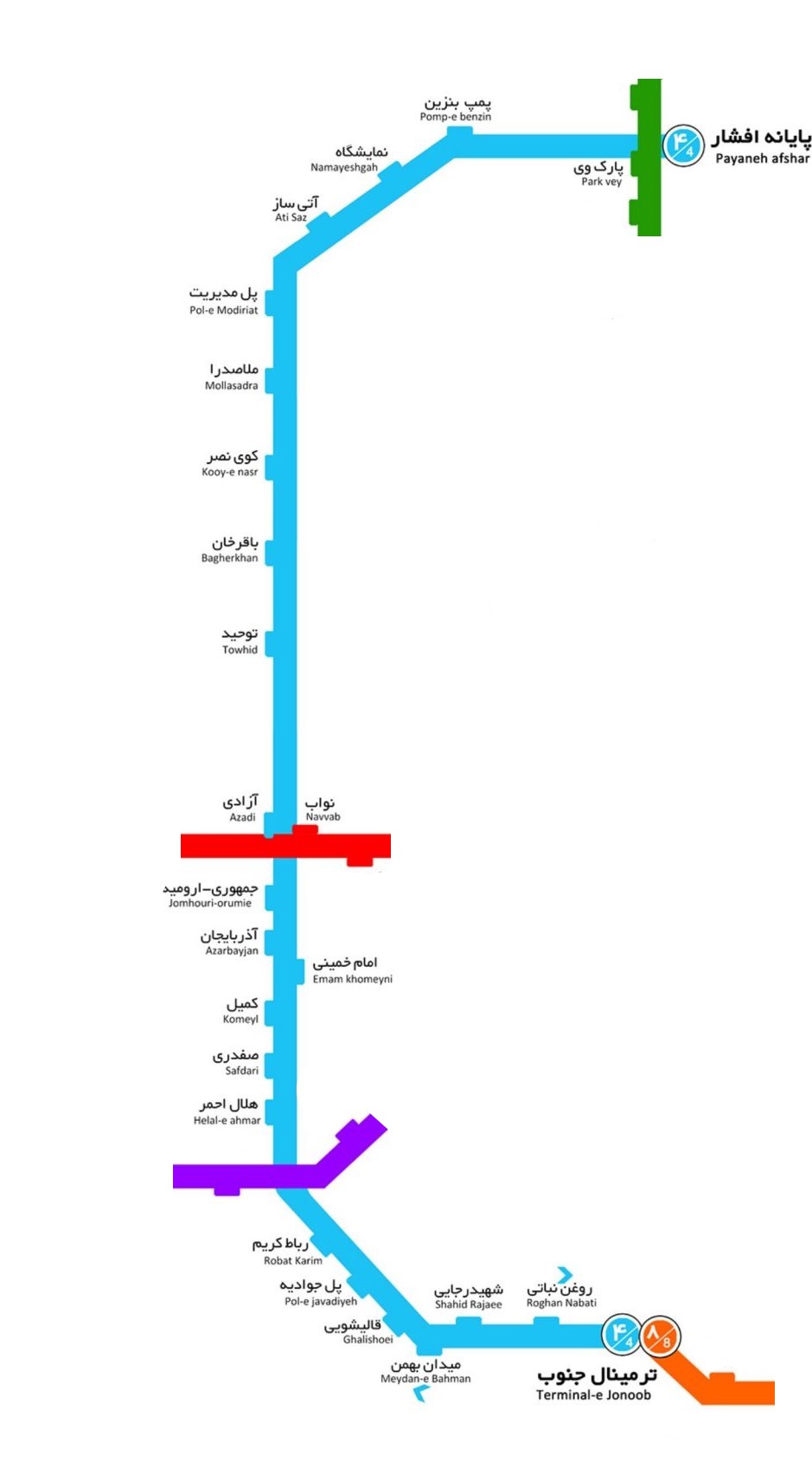 خط ۴ بی آر تی شهر تهران