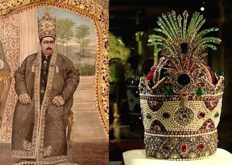 تاج کیانی در موزه جواهرات تهران