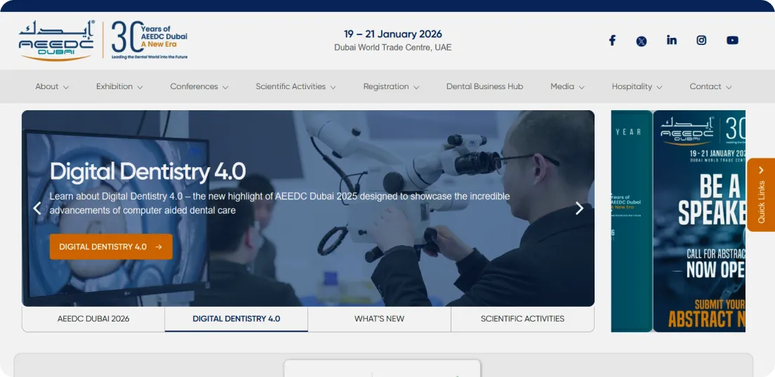 سایت رسمی نمایشگاه دندانپزشکی