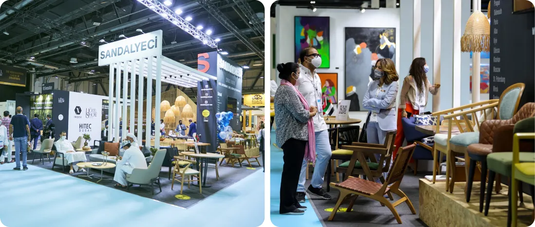 غرفه‌داران نمایشگاه هتلداری