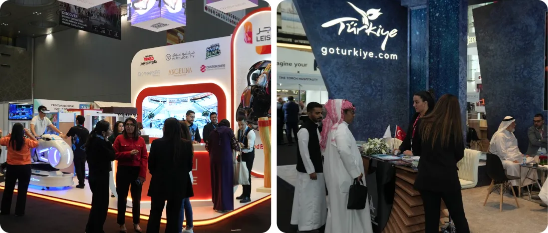 غرفه‌داران نمایشگاه توریسم و گردشگری