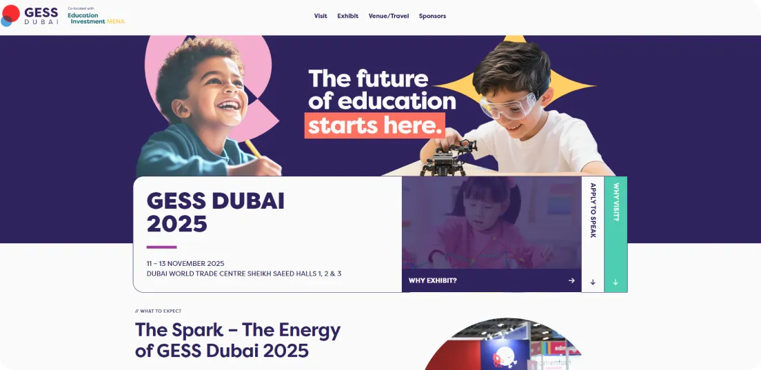 سایت رسمی نمایشگاه  آموزش دبی