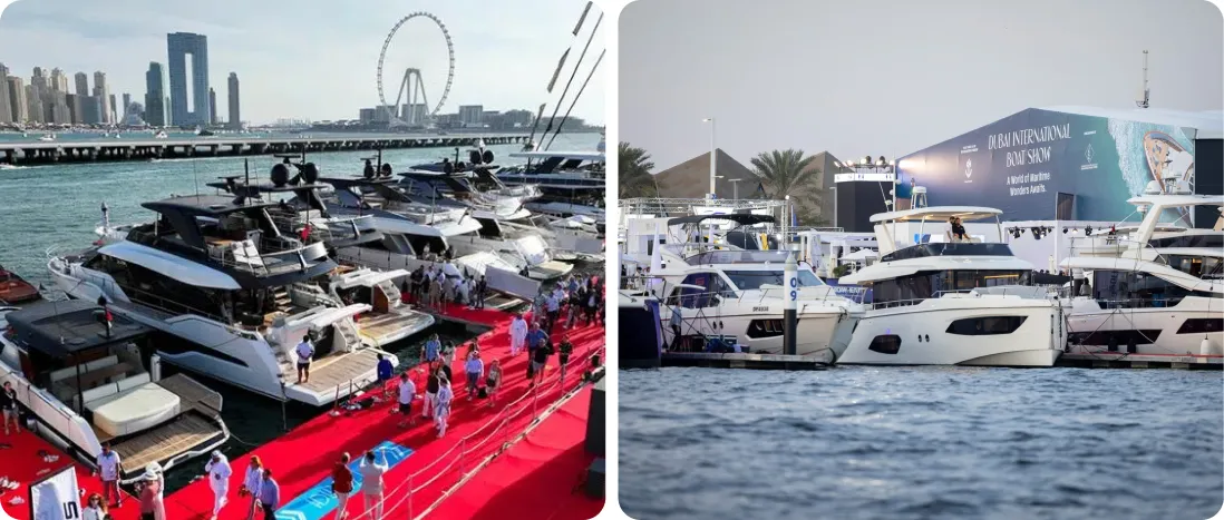  غرفه‌داران نمایشگاه قایق 