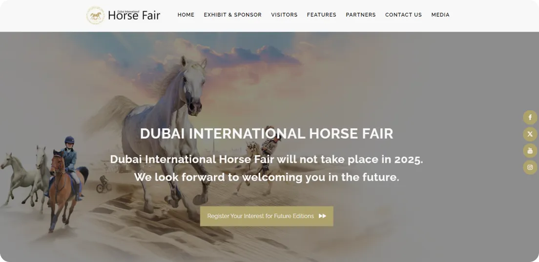 سایت رسمی نمایشگاه اسب دبی
