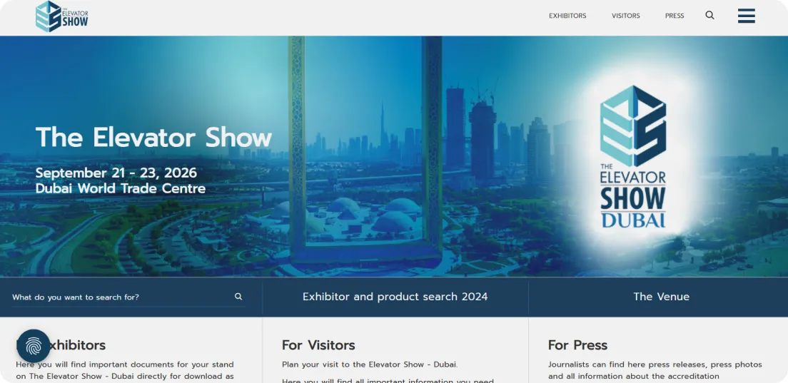 سایت رسمی نمایشگاه آسانسور دبی