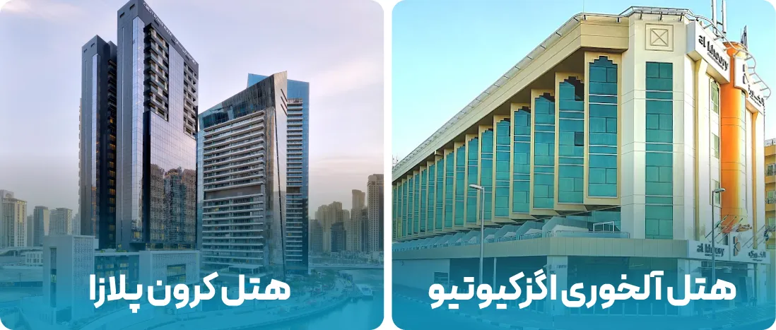 هتل های نزدیک به محل نمایشگاه دِکوبیلد