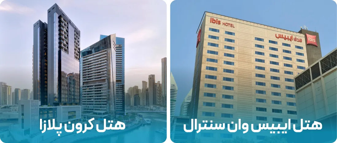 هتل های نزدیک به محل نمایشگاه دبی دِرما