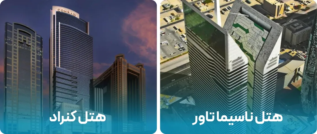 هتل های نزدیک به محل نمایشگاه جایسک 