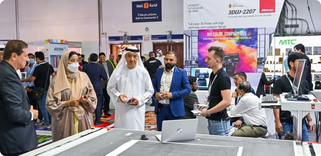 نمایشگاه چاپ دیجیتال و تابلوهای تبلیغاتی دبی