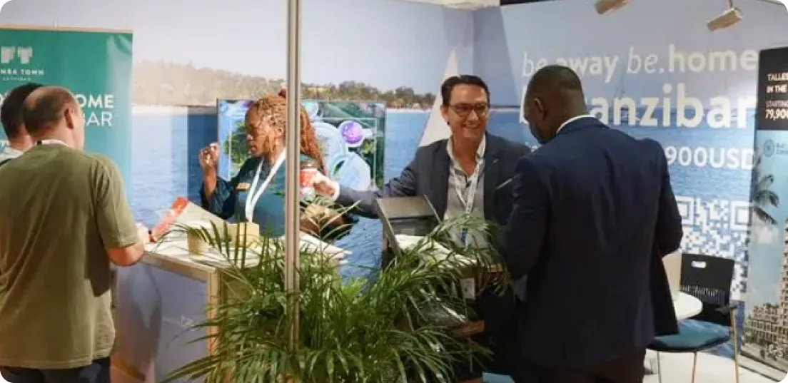 غرفه‌داران نمایشگاه املاک و مستغلات