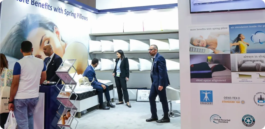  غرفه در نمایشگاه اسلیپ اکسپو