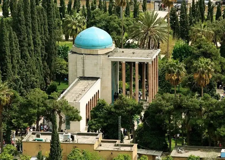 عکس آرامگاه سعدی